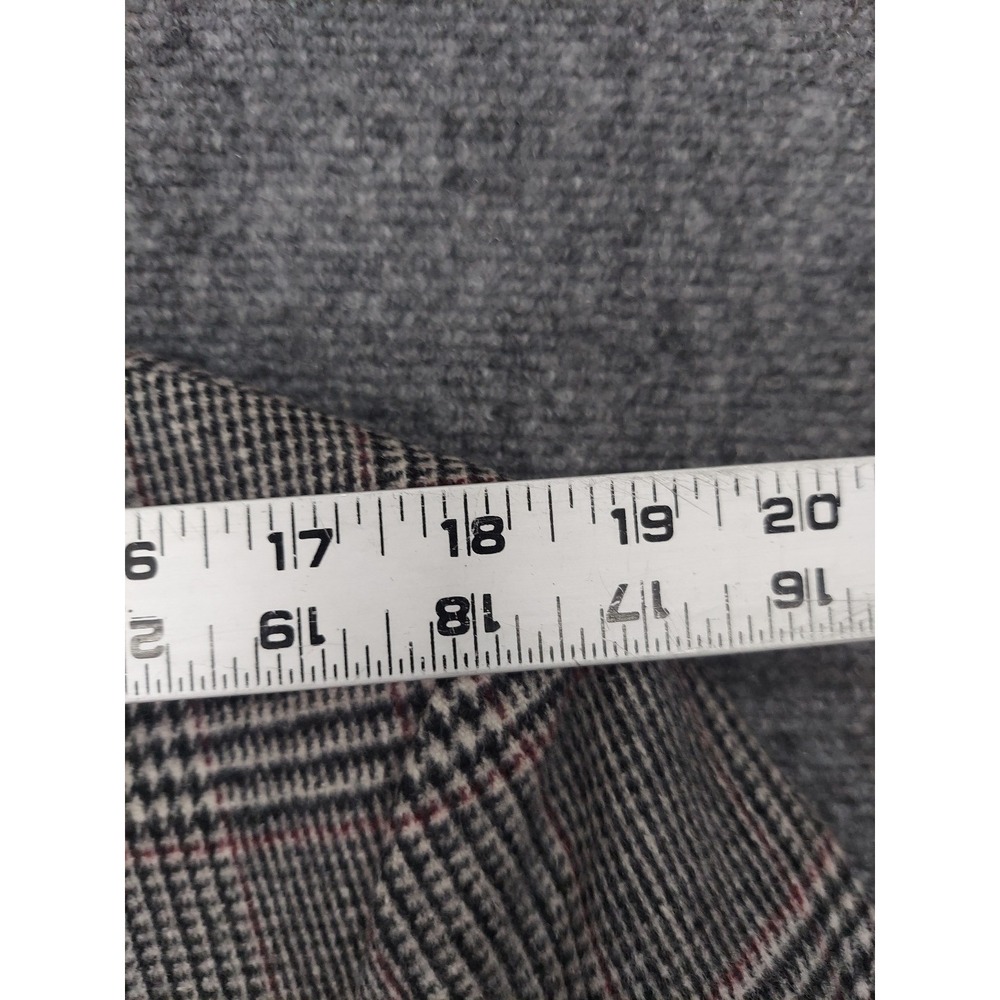 DiBenedetto Camel Hair Blazer Mens 40 Regular Gray Glen Plaid Sportcoat - Picture 13 of 16